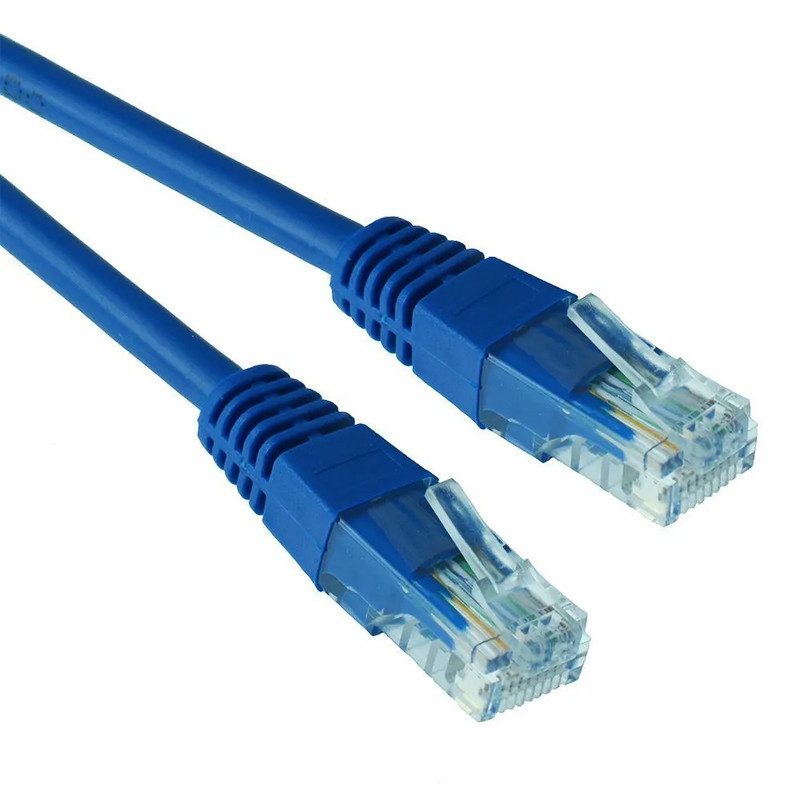 Câble Réseau Manhattan 318983 CAT5E UTP 2M Bleu En Tunisie