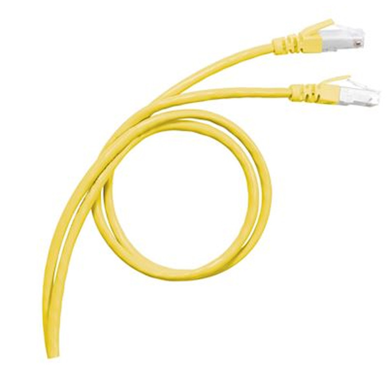 Cordon De Brassage CAT 6 UTP 3M Jaune En Tunisie