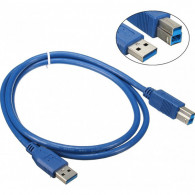 Cable Imprimante USB3 1.8M Bleu