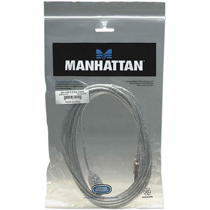Cordon d'Extension Manhattan 340496 USB 2.0 Haut-Débit En Tunisie