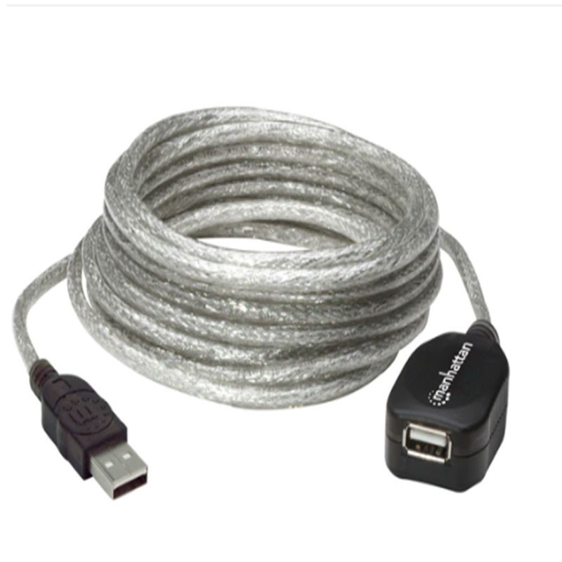 Rallonge USB Manhattan 5M Noir (519779) En Tunisie