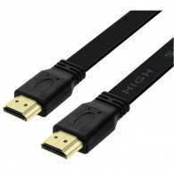 Câble HDMI Plat 3M Noir