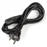 Câble Alimentation Pour Pc De Bureau Noir en Tunisie