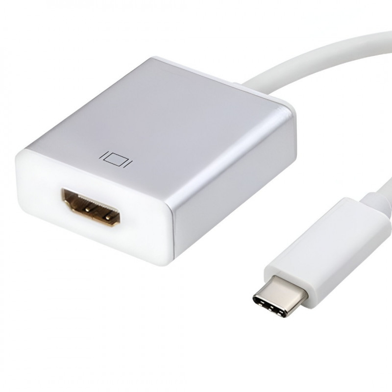 Adaptateur Type-c Vers HDMI Argent en Tunisie