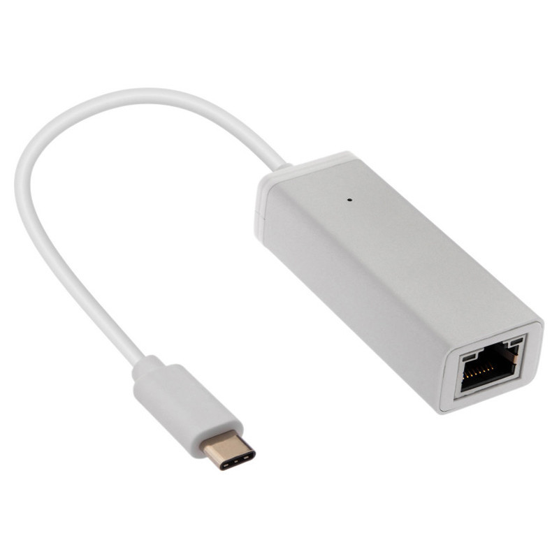 Adaptateur Type C Vers Rj45 Blanc en Tunisie