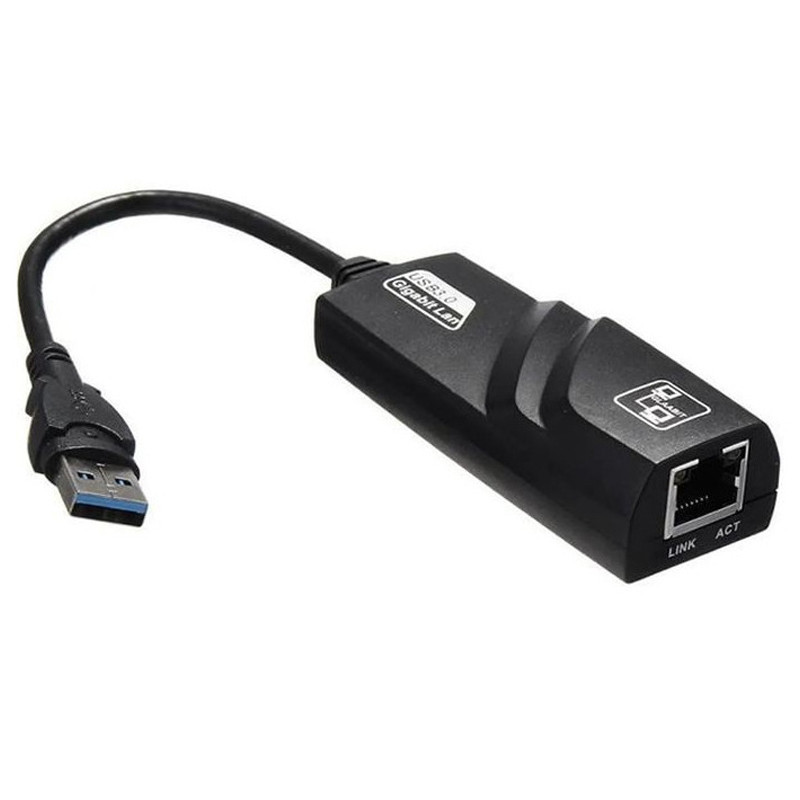 Adaptateur Réseau USB Vers RJ45 Noir En Tunisie