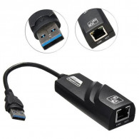 Adaptateur Réseau USB 3.0 Vers RJ45 Noir