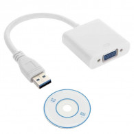 Adaptateur USB vers VGA Blanc