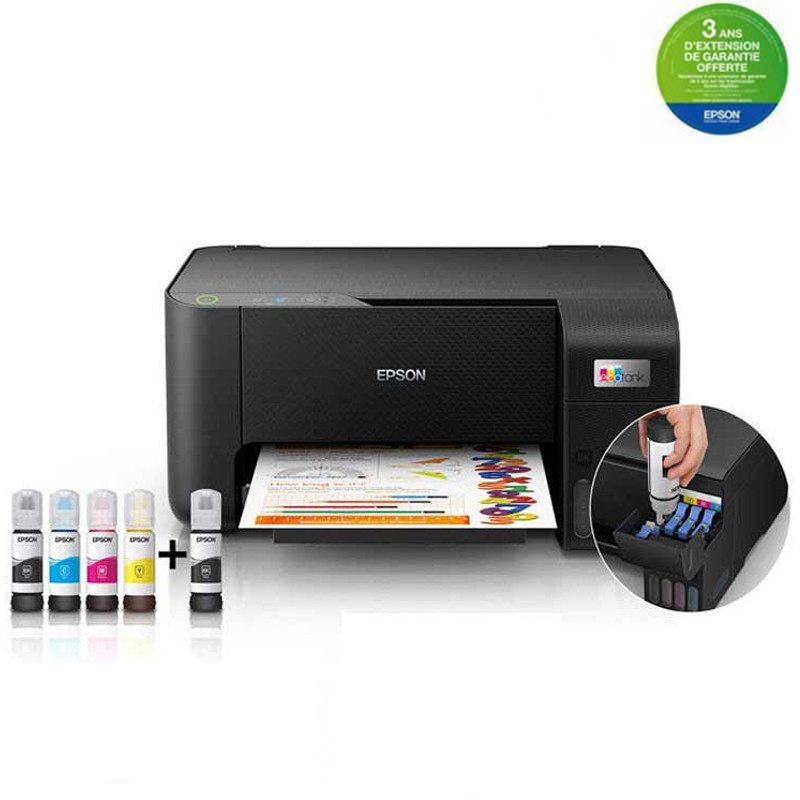Imprimante EPSON L3210 3En1 À Réservoir Intégré ECOTANK Couleur (C11CJ68403) en Tunisie