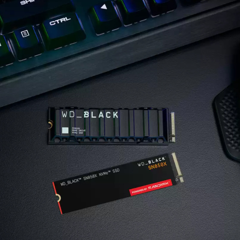 Disque Dur Interne SSD Western Digital SN850X 8To NVMe  Avec dissipateur thermique En Tunisie