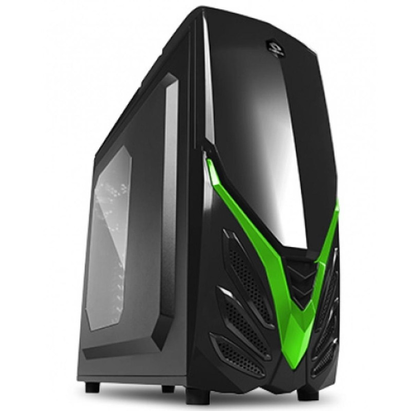 Boitier Gaming Raidmax Viper II A07WBG Moyen Tour Noir & Vert En Tunisie
