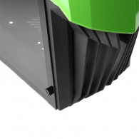 Boitier Gaming Raidmax Gama A18 TG Moyen Tour Vert En Tunisie