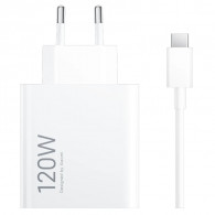 Chargeur Xiaomi Type-C 120W Avec Cable Blanc En Tunisie