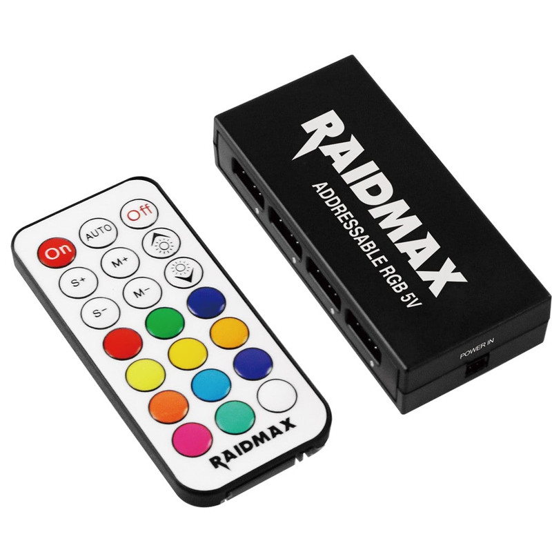 Controleur Raidmax MX-411ARGB Noir en Tunisie