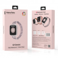 Montre Connectée Haino Teko G13 Mini + 2 Ceintures Rose Gold en Tunisie