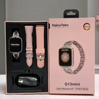 Montre Connectée Haino Teko G13 Mini + 2 Ceintures Rose Gold en Tunisie