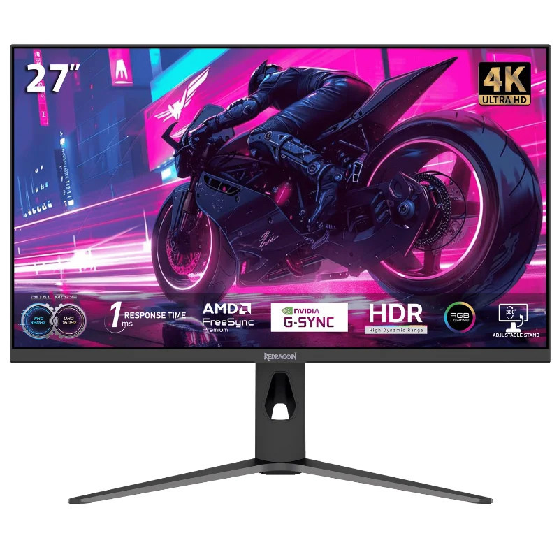Écran Redragon Didon GMU2781SU 27" 4K 320Hz IPS Noir En Tunisie