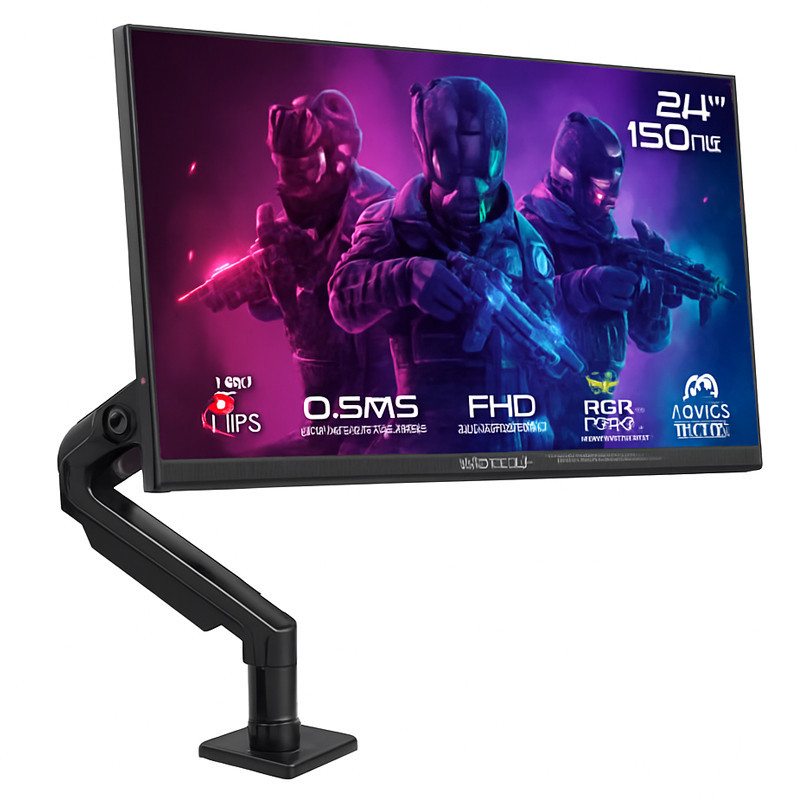 Ecran Gaming Gameon Midnight Pro X Series 24.5" FHD 190Hz Fast IPS Noir En Tunisie