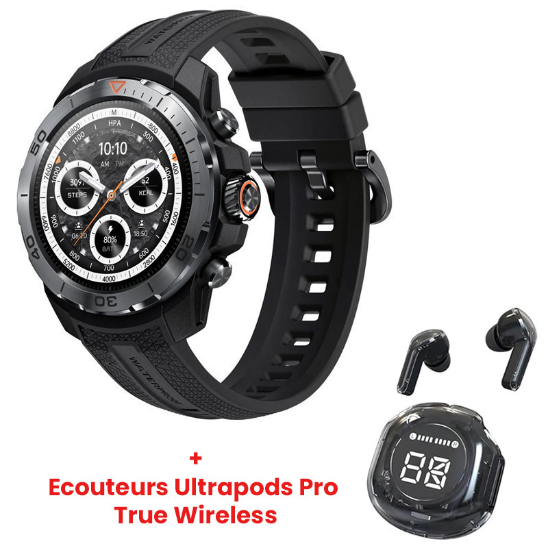 Montre Connectée Mibro GS Explorer Noir en Tunisie