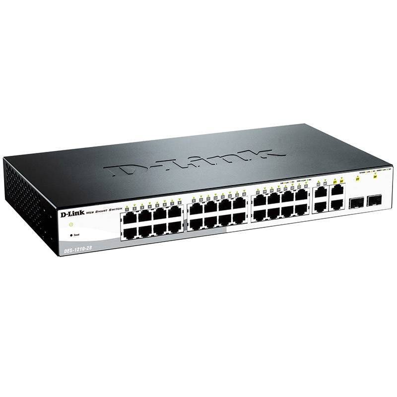 Switch D-Link DGS-1210-28P 24 Ports Gigabit 4 Ports SFP Noir en Tunisie