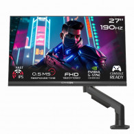 Ecran Gaming Gameon Midnight Pro X Series  27" FHD 190Hz Fast IPS Noir