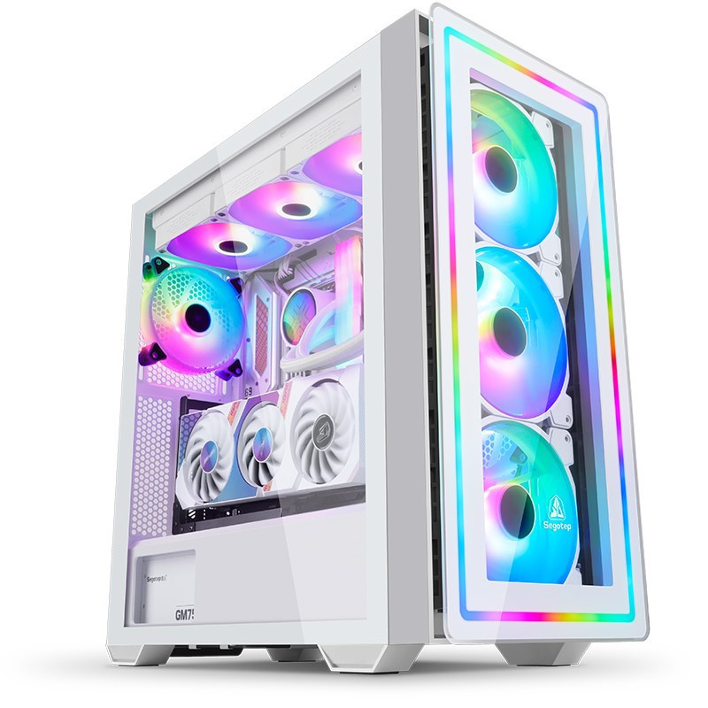 Boitier Gaming Segotep GANK-360 E-ATX Blanc En Tunisie