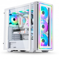 Boitier Gaming Segotep GANK-360 E-ATX Blanc En Tunisie