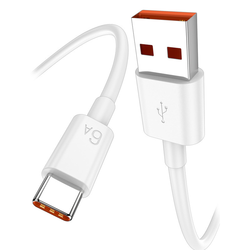 Câble Chargeur LDO-6A Type C Blanc en Tunisie