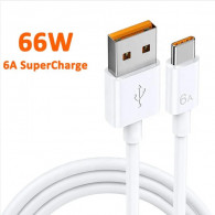 Câble Chargeur LDO-6A Type C Blanc en Tunisie