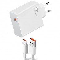 Adaptateur Chargeur Xiaomi 67W Blanc en Tunisie