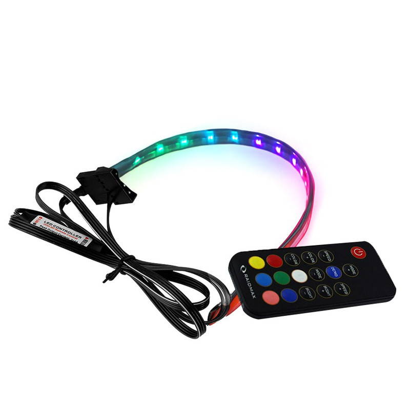 Bande LED Raidmax LD-301R RGB 30Cm Noir en Tunisie