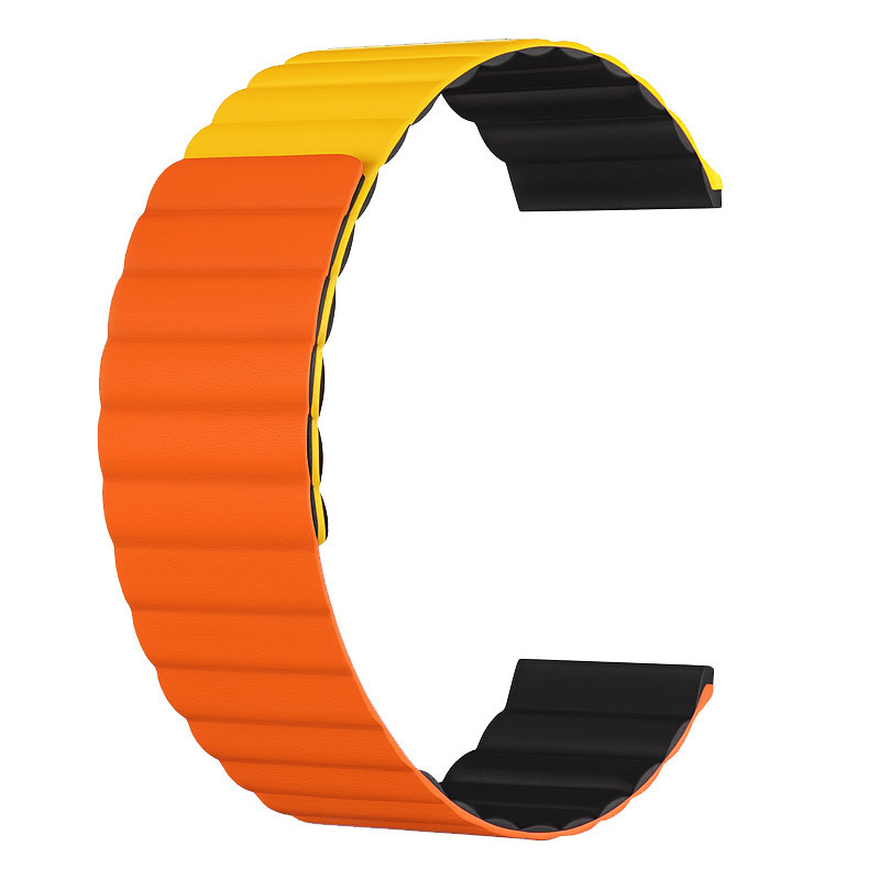 Ceinture Bracelet Connectée Kieslect 22 mm Noir & Orange en Tunisie
