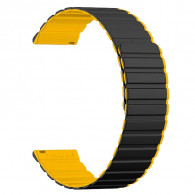 Ceinture smartwatch kieslect Dual-Tone Strap 22mm Noir & Jaune