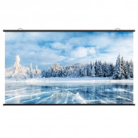 Ecran De Projection Mural Deli E50448-EU 197 x 148 Cm Noir en Tunisie