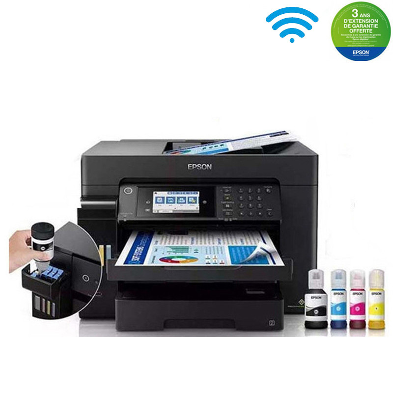 Imprimante Epson L15160 À Réservoir Intégré 4 En 1 Ecotank A3+ Wifi (C11CH71403) En Tunisie