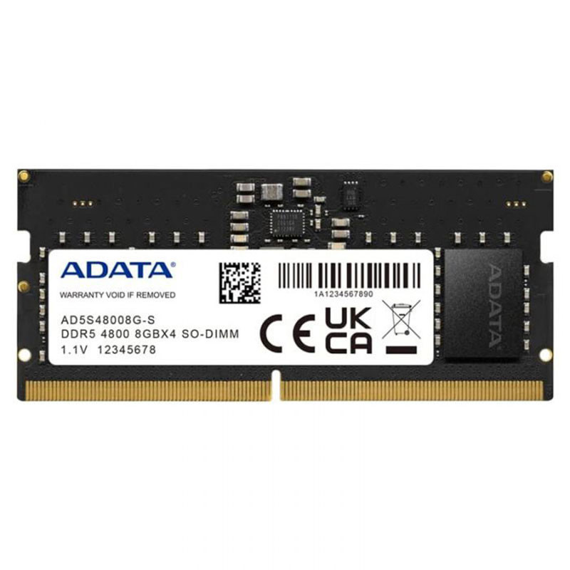 Barette Mémoire Adata 16 Go DDR5 4800MHZ SO-DIMM