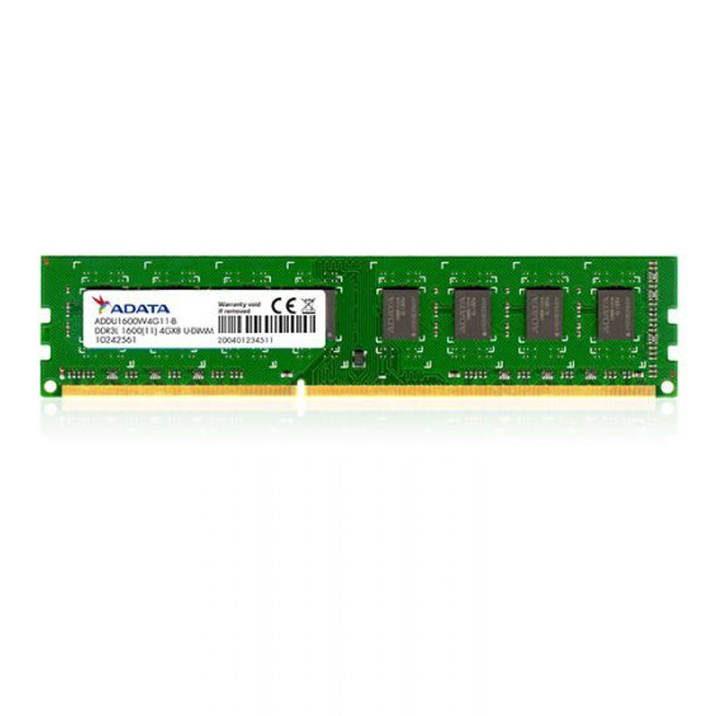 Barrette Mémoire Adata 8Go DDR3L 1600MHz U-DIMM En Tunisie