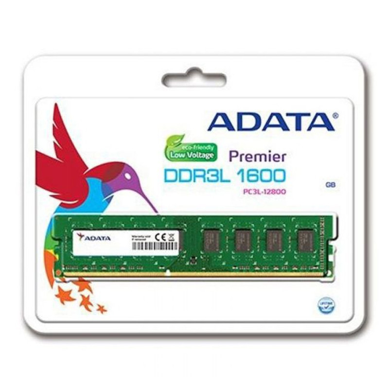 Barette Mémoire Adata 8Go DDR3L 1600MHz U-DIMM En Tunisie