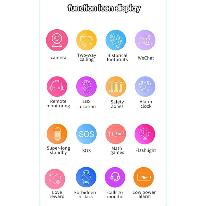 Montre Connectée Pour Enfant XO H100 Noir