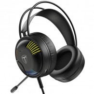Micro Casque Gaming T-Dagger Reforge T-RGH218 RGB Noir en Tunisie