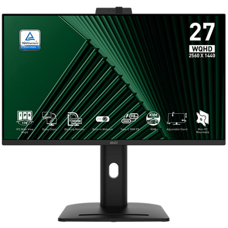 Ecran MSI Pro MP275QPDG 27'' WQHD 100Hz IPS Noir en Tunisie