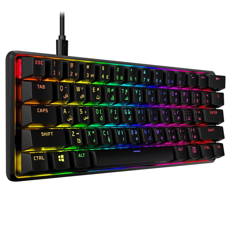Clavier Gamer Mécanique HyperX Alloy Origins 60 RGB Noir en Tunisie