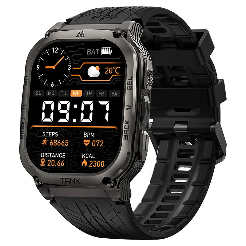 Smart  Watch Kospet Tank M3  Noir En Tunisie