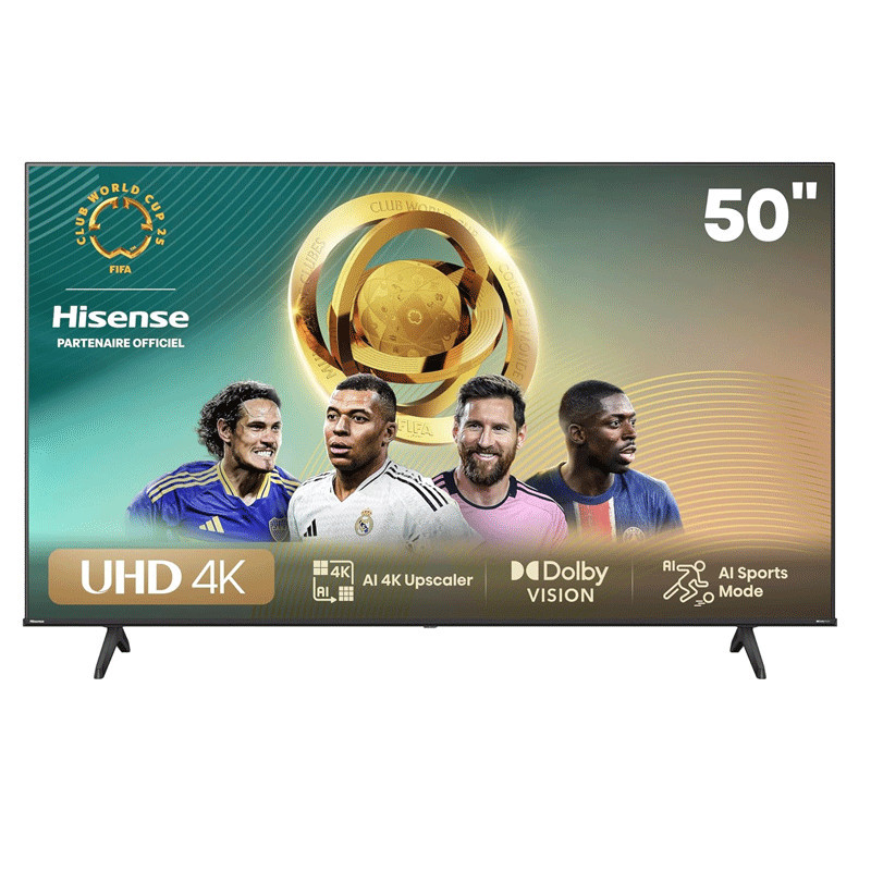 TV Hisense 58" A6N 4K UHD Smart Tv Noir en Tunisie