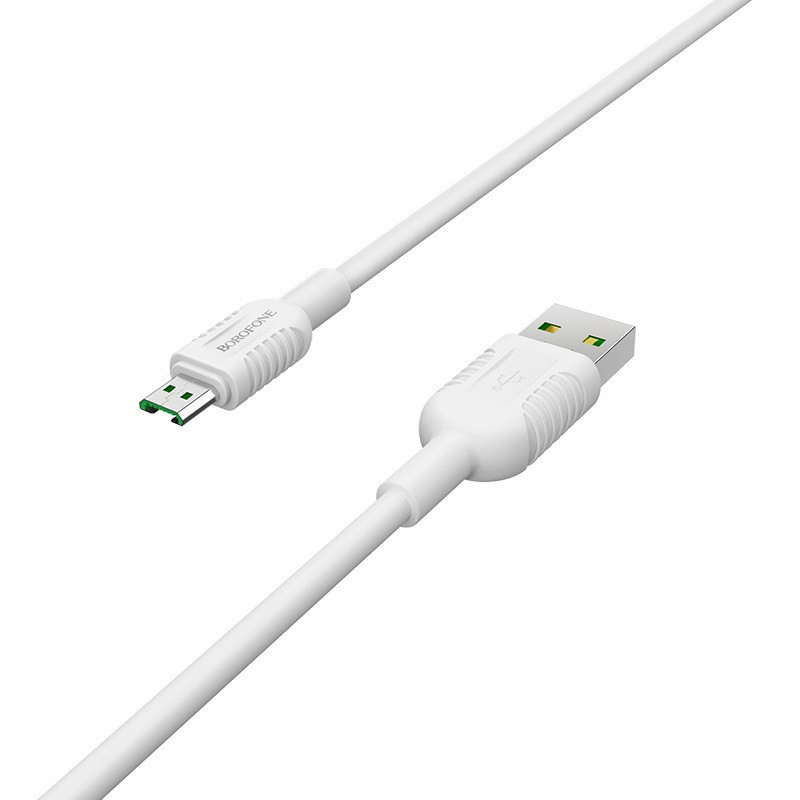 Câble Chargeur Borofone BX33 Micro-USB Blanc en Tunisie