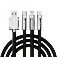 Câble Chargeur 3 en 1 Noir En Tunisie