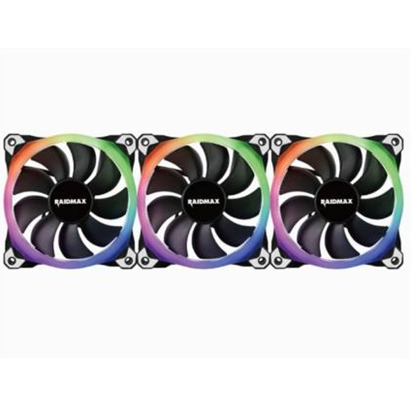 Ventilateur Raidmax NV-R120FBR3 ARGB Noir en Tunisie
