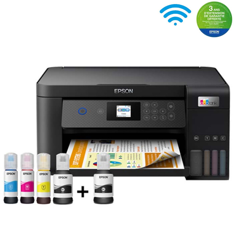 Imprimante Epson EcoTank L4260 Multifonction Jet D'encre A4 Wifi (C11CJ63411)