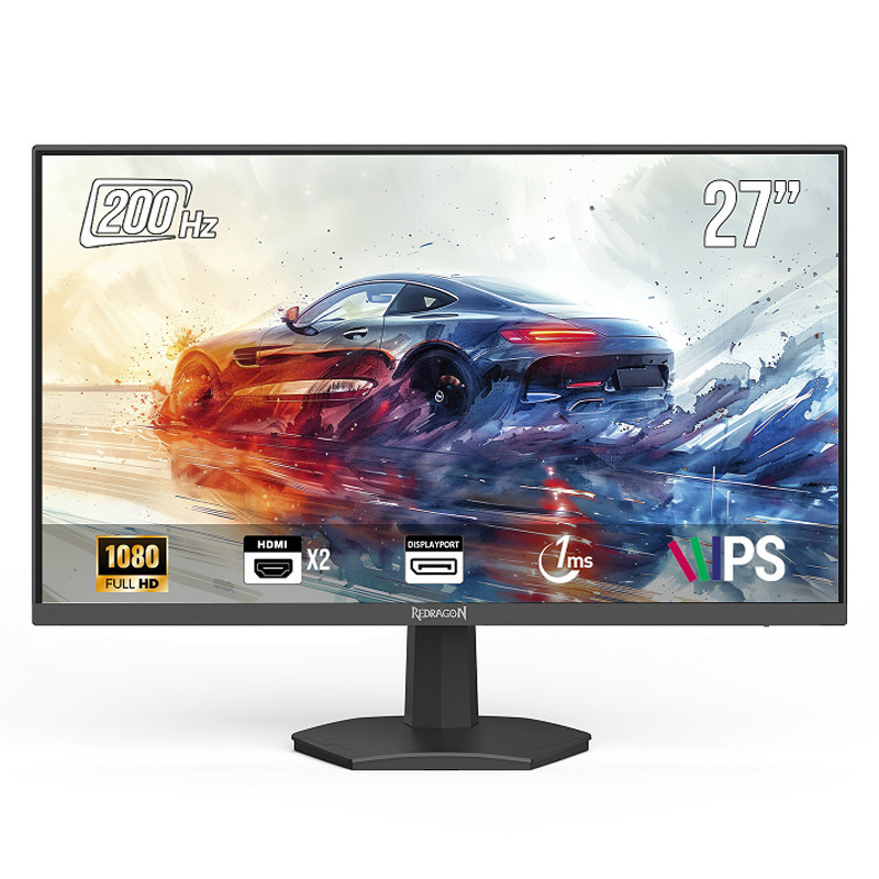 Ecran Gaming Redragon Mirror III  27'' FHD 200Hz IPS Noir En Tunisie