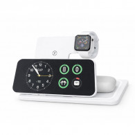 Chargeur Pliable Sans Fil 3En1 15W Blanc en Tunisie